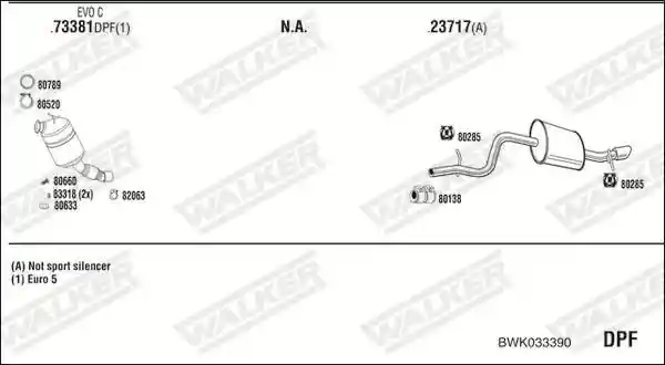WALKER BWK033390