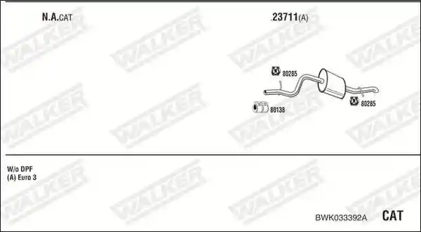 WALKER BWK033392A