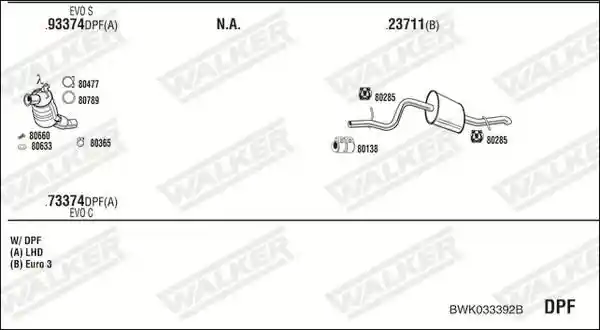 WALKER BWK033392B