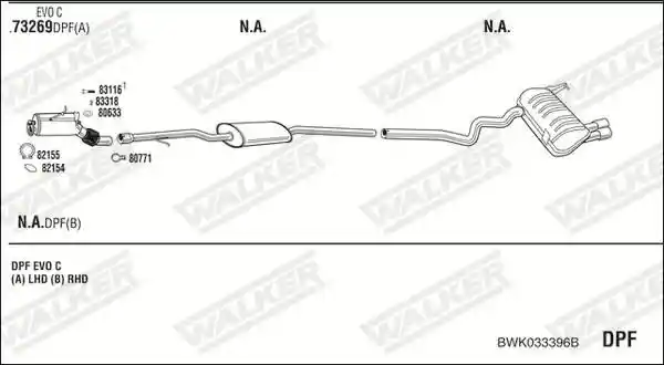 WALKER BWK033396B
