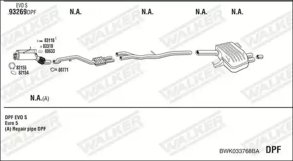 WALKER BWK033768BA