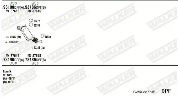 WALKER BWK033773B
