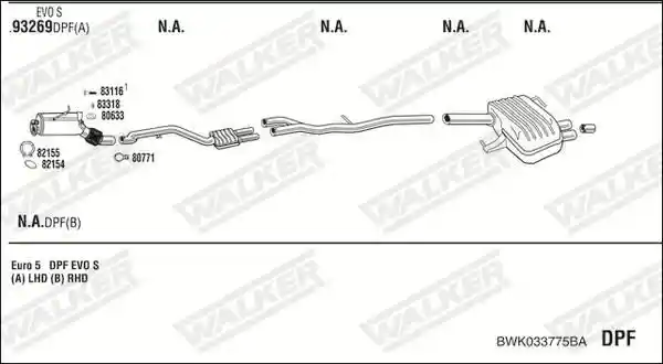 WALKER BWK033775BA