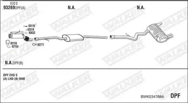 WALKER BWK034768A