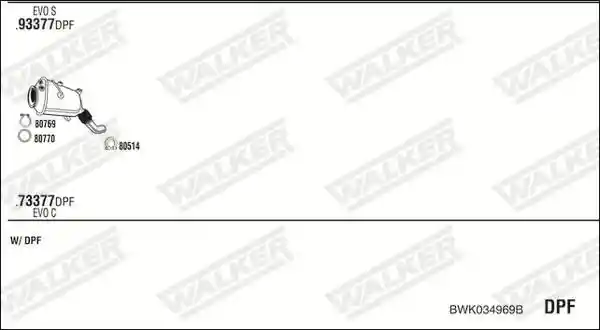 WALKER BWK034969B