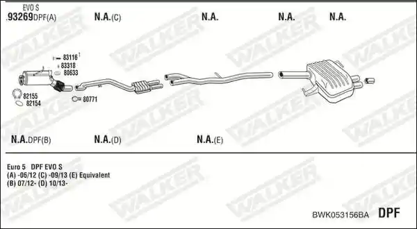 WALKER BWK053156BA