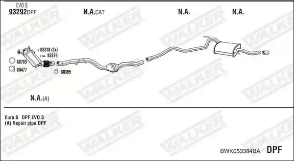 WALKER BWK053384BA