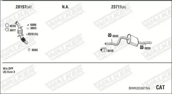 WALKER BWK053615A