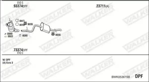 WALKER BWK053615B