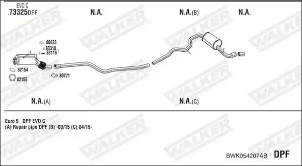 WALKER BWK054207AB