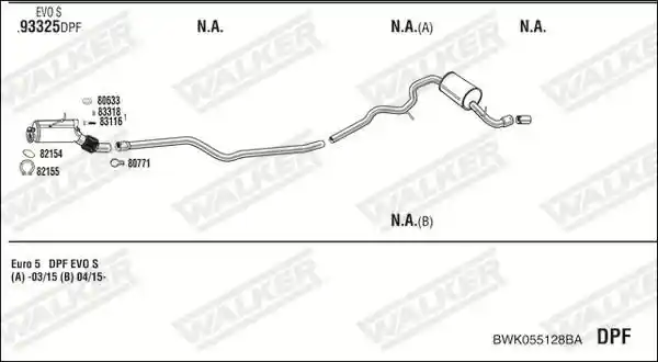 WALKER BWK055128BA