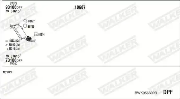 WALKER BWK056809B