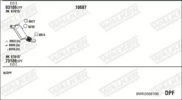 WALKER BWK056810B