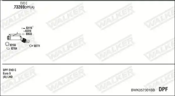 WALKER BWK057301BB