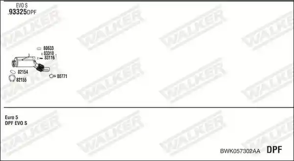 WALKER BWK057302AA