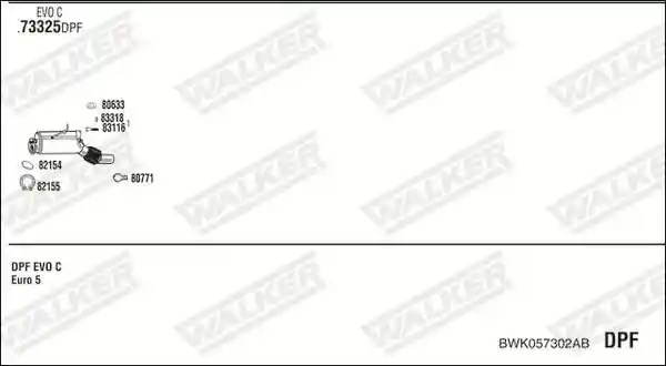 WALKER BWK057302AB