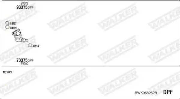 WALKER BWK058252B
