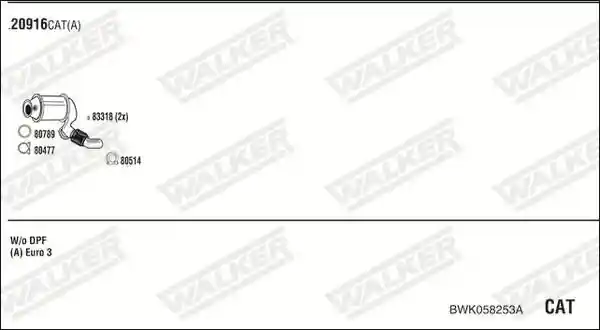 WALKER BWK058253A