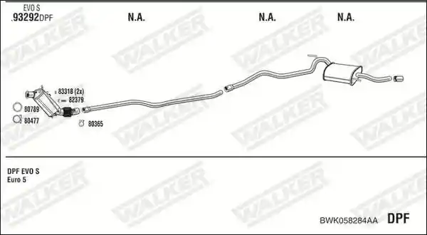 WALKER BWK058284AA