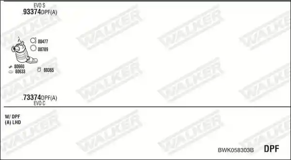WALKER BWK058303B