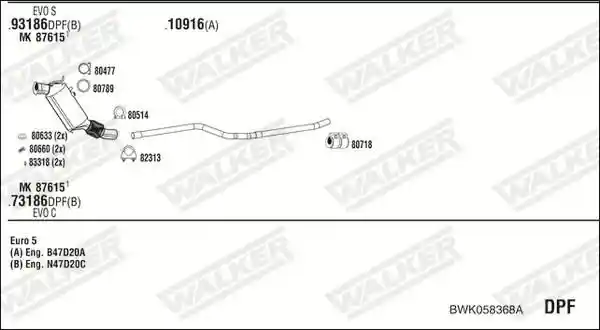 WALKER BWK058368A