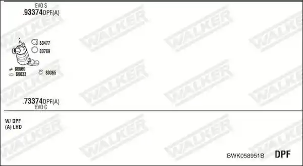 WALKER BWK058951B