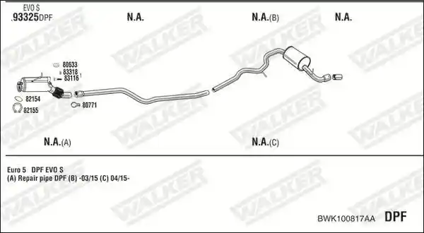 WALKER BWK100817AA