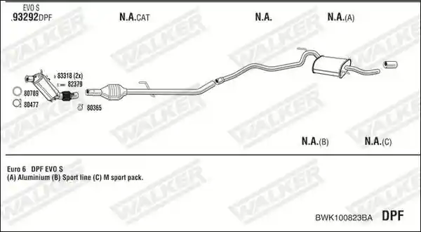 WALKER BWK100823BA
