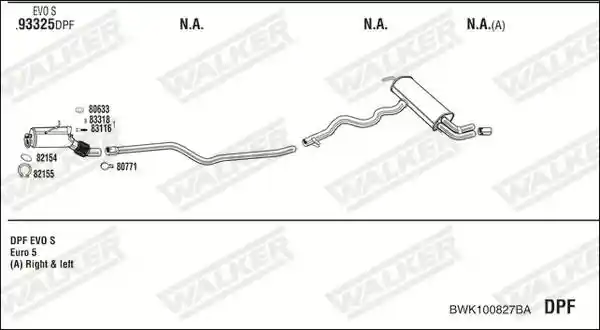 WALKER BWK100827BA