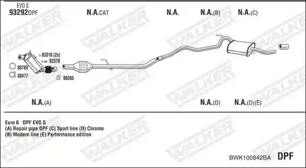 WALKER BWK100842BA