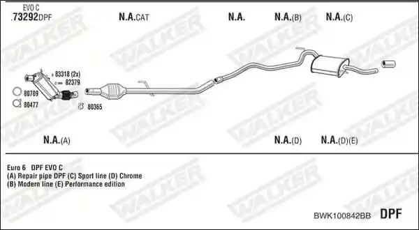 WALKER BWK100842BB