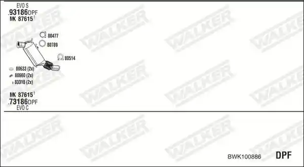 WALKER BWK100886