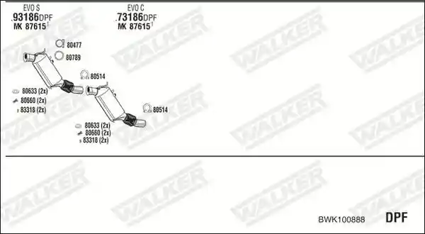 WALKER BWK100888