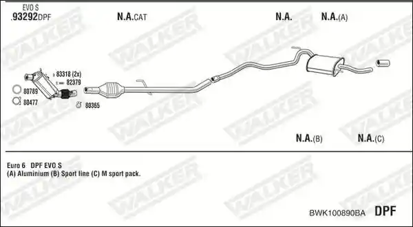 WALKER BWK100890BA