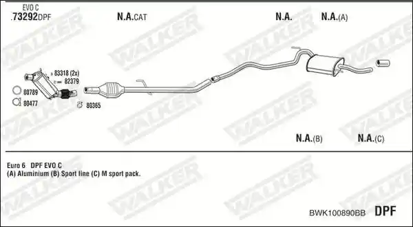 WALKER BWK100890BB