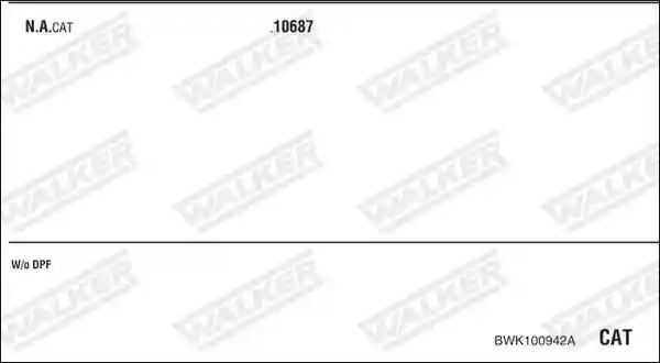 WALKER BWK100942A