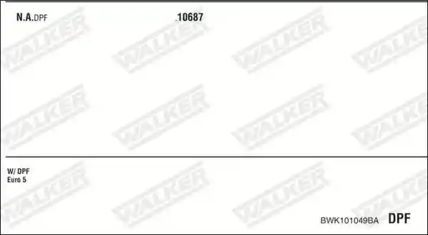 WALKER BWK101049BA