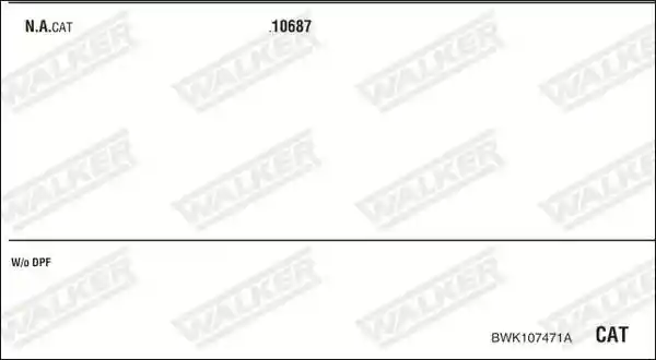WALKER BWK107471A