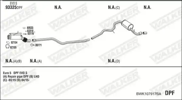 WALKER BWK107917BA