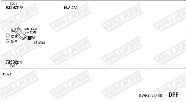 WALKER BWK116643B