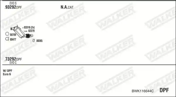 WALKER BWK116644C