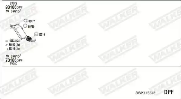WALKER BWK116645