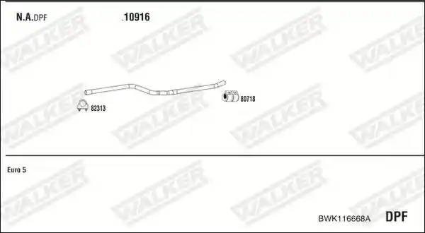 WALKER BWK116668A