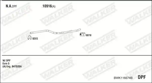 WALKER BWK116674B