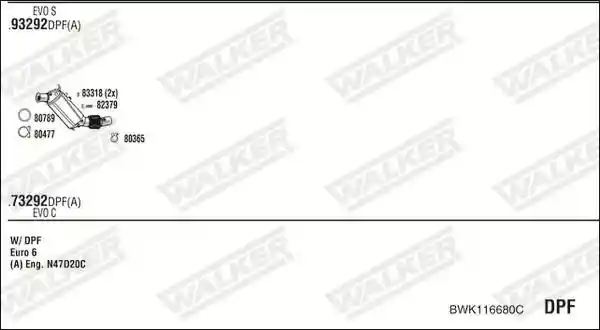 WALKER BWK116680C