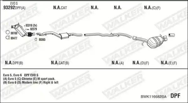 WALKER BWK116682BA