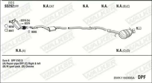 WALKER BWK116690BA