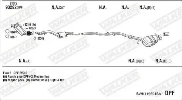 WALKER BWK116691BA