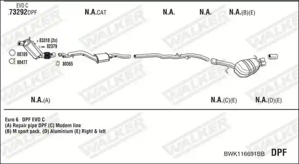 WALKER BWK116691BB