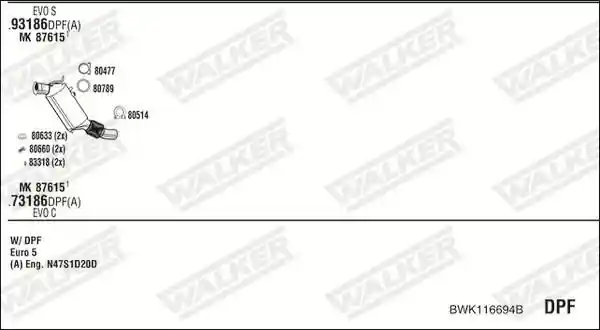 WALKER BWK116694B